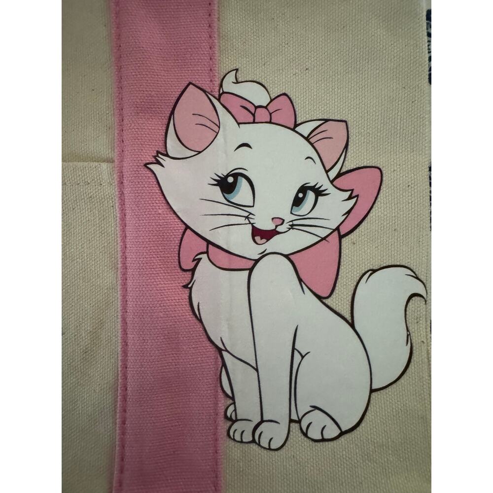 Disney Double Marie Pink Custom Made Trader Joes Mini Tote - Picture 8 of 16